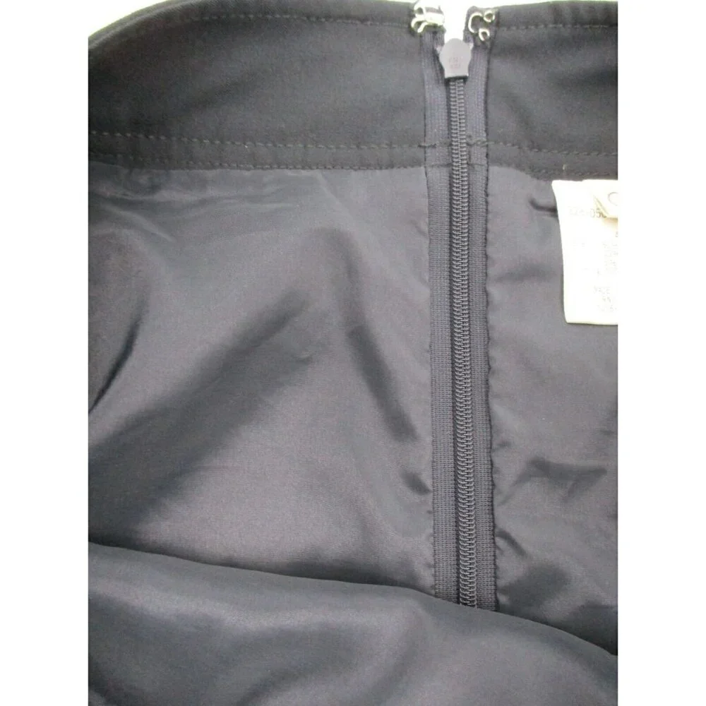 Uniqlo Womens Skirt 4 Black Zipper Straight Casual Lined Preppy Business Classic